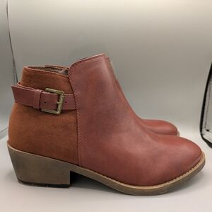 Jeossy Women’s Ankle Short Boots Western Chunky Low Heel Cowboy 9617 Boot SZ 8.5